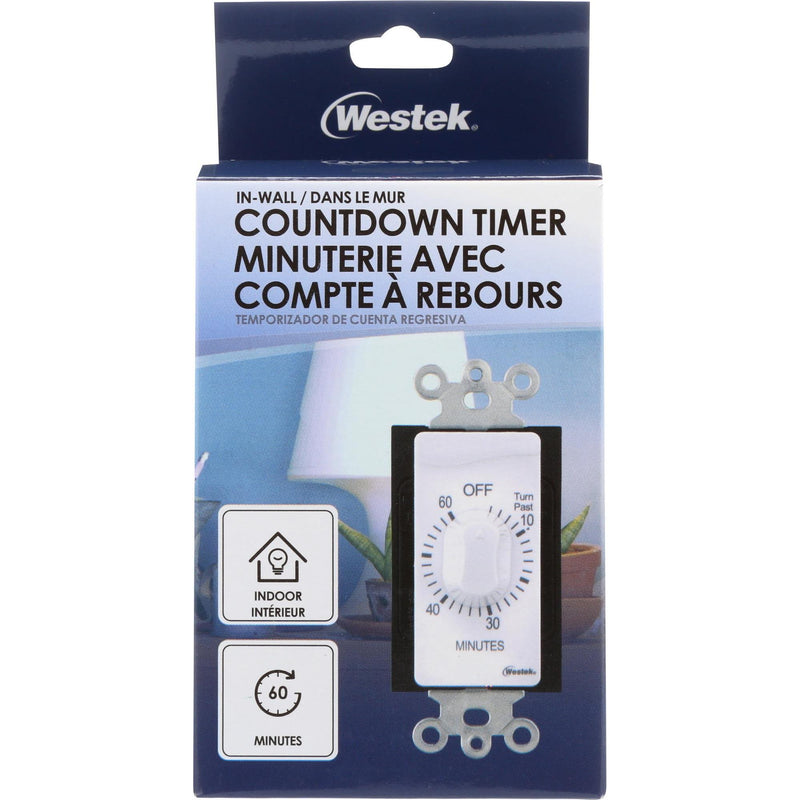 Indoor Wire-In Spring Wound Countdown Timer