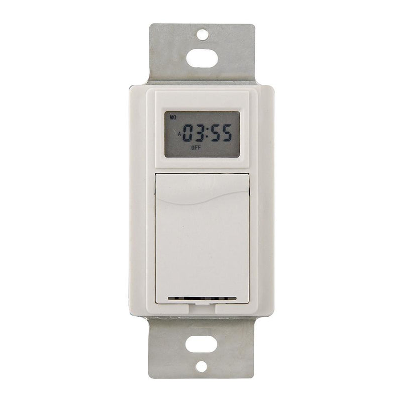 Indoor Wire-In Weekly Digital Wall Switch Timer