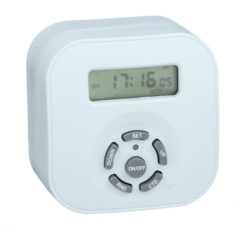 Indoor Weekly Digital Round Timer 1-Outlet Polarized